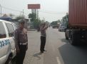 Patroli Harkamtibmas Polsek Krembangan, Antisipasi 3 Cepu dan Kelancaran Arus Lalin di Kalianak Timur