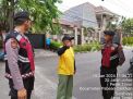 Patroli Ops Mantap Brata Unit Raimas Sat Samapta Polres Pelabuhan Tanjung Perak di Jalan Simpang Johor