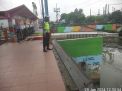 Polsek Asemrowo Laksanakan Pengecekan Debit Pompa Air Balong, Antisipasi Adanya Banjir