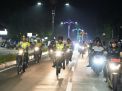 Harkamtibmas Jelang Pemilu 2024, Polres Mojokerto Kota Patroli Skala Besar