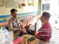 Bhabinkamtibmas Wonokusumo Sosialisasi Harkamtibmas Pasca Pemilu, Wujudkan Situasi Damai dan Aman
