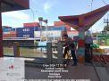 Pantau Ketinggian Debit Pompa Air Sungai Balongn II, Polsek Asemrowo Antisipasi Adanya Potensi Banjir