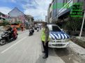 Polsek Pabean Cantikan Intensifkan Patroli Harkamtibmas dan Pemantauan Lalu Lintas di Kawasan Pertokoan Surabaya