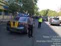 Polsek Pabean Cantikan Giat Patroli Keamanan di Depan Mall Pasar Atom, Cegah Potensi Kerawanan dan Pantau Arus Lalu Lintas