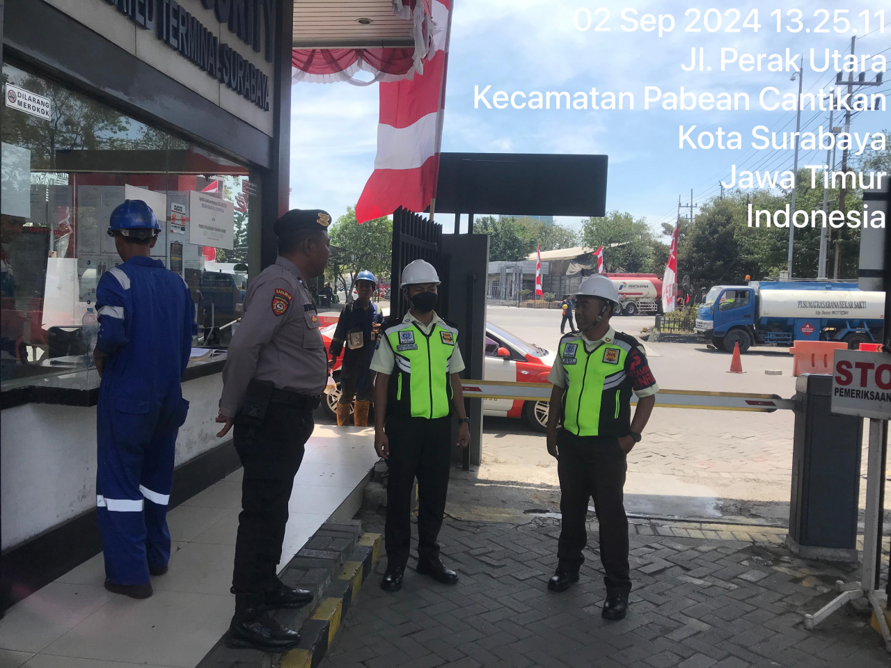 Patroli Rutin untuk Amankan Objek Vital Nasional di Depo Pertamina