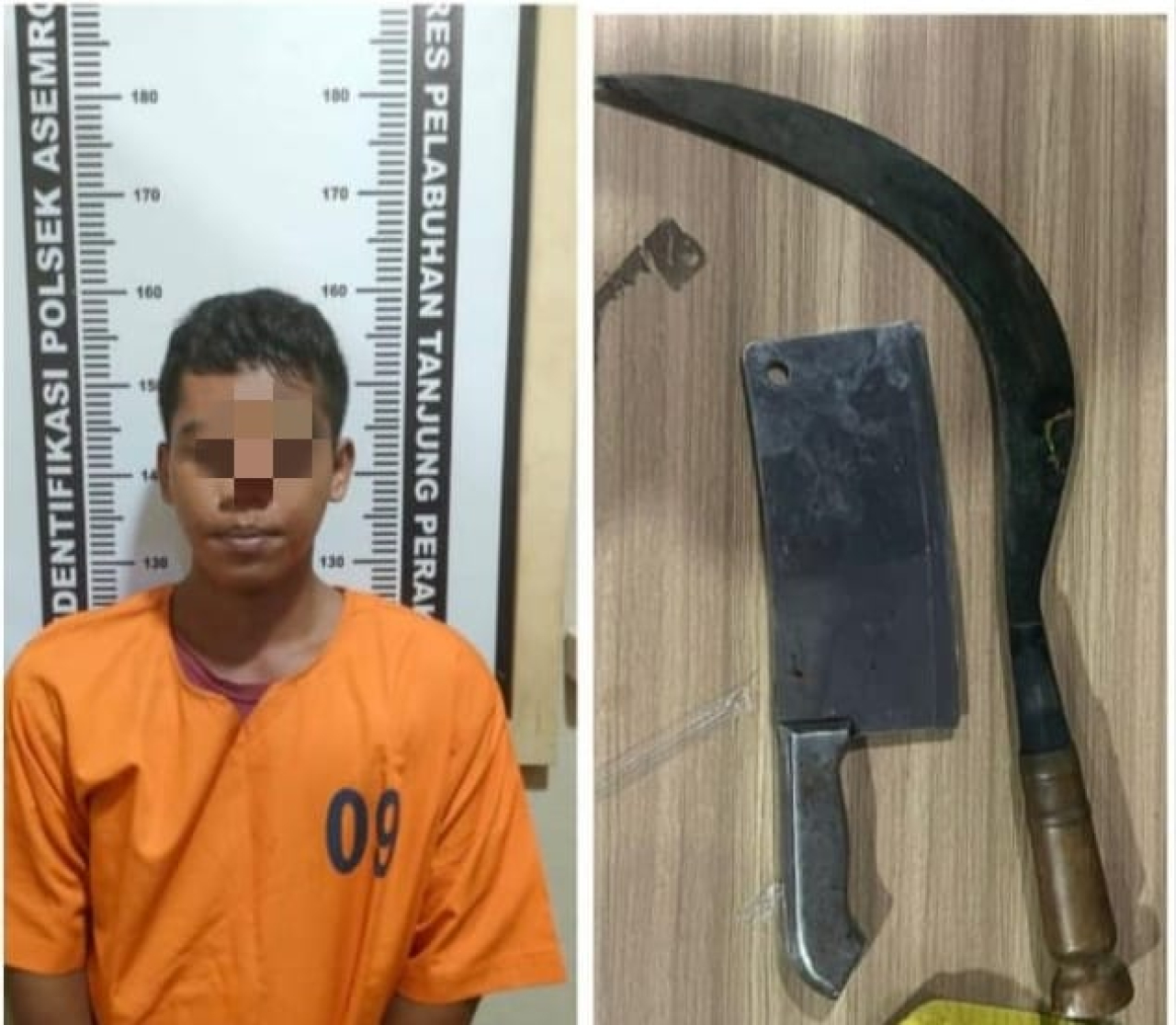 Polsek Asemrowo Gerak Cepat Amankan Pelaku Penganiayaan