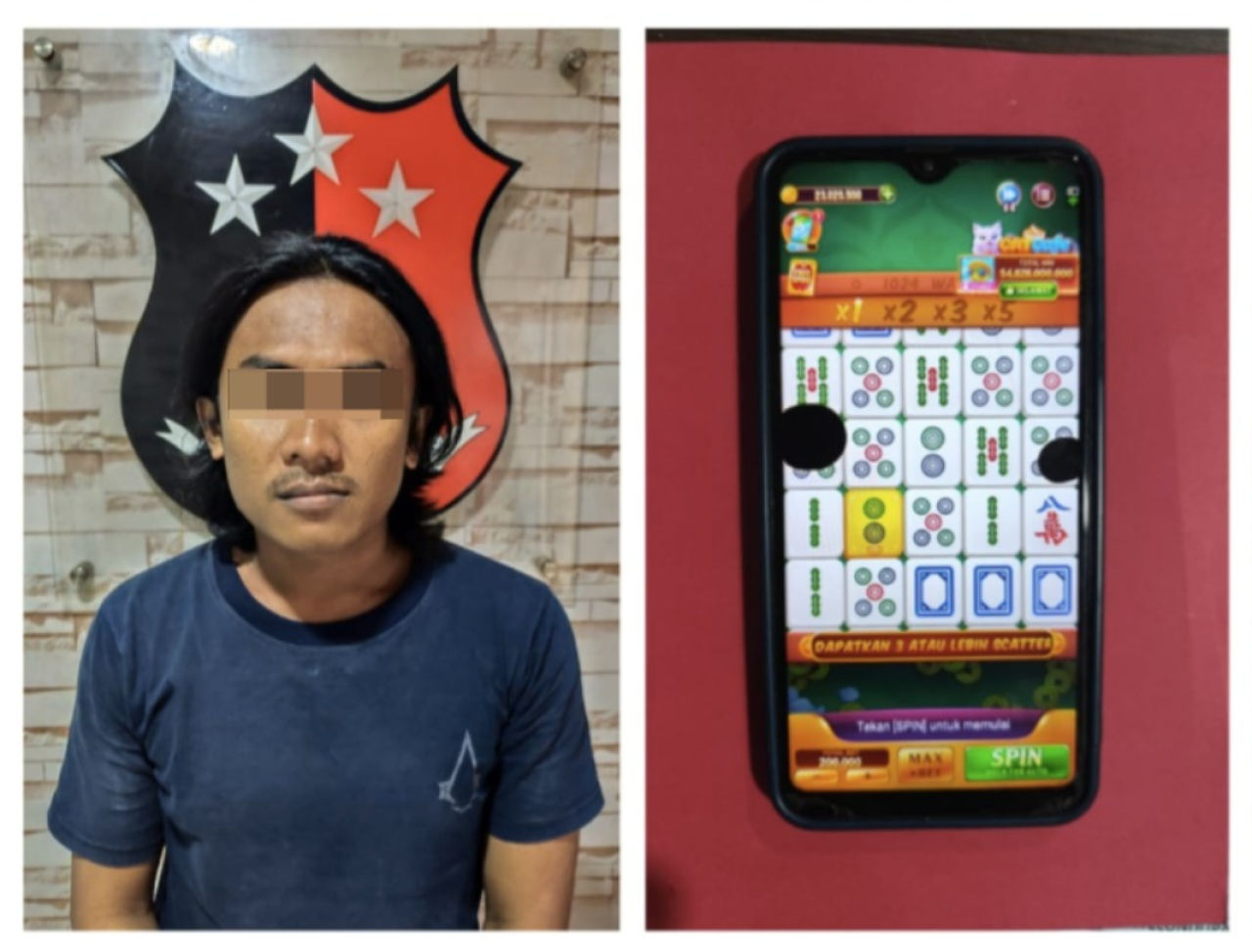 Pelaku Judi Online Ditangkap Polsek Krembangan Saat Main Di Warkop