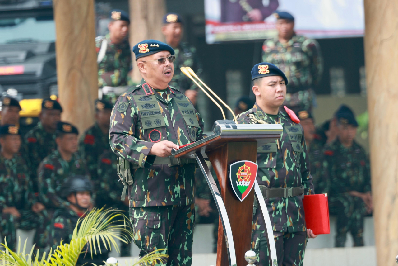 Kalemdiklat Polri Pimpin Upacara Pembukaan Pelatihan Pengenalan Fungsi Brimob bagi Taruna Akpol