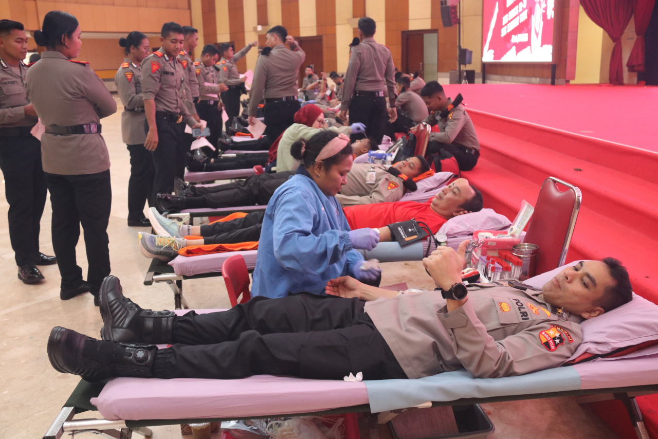 STIK Lemdiklat Polri Gelar Donor Darah Sambut Dies Natalis ke-79