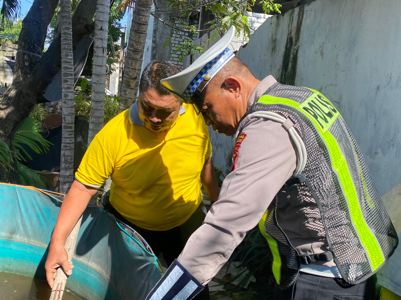 Polsek Semampir Laksanakan Patroli Harkamtibmas di Kampung Tangguh Sidotopo