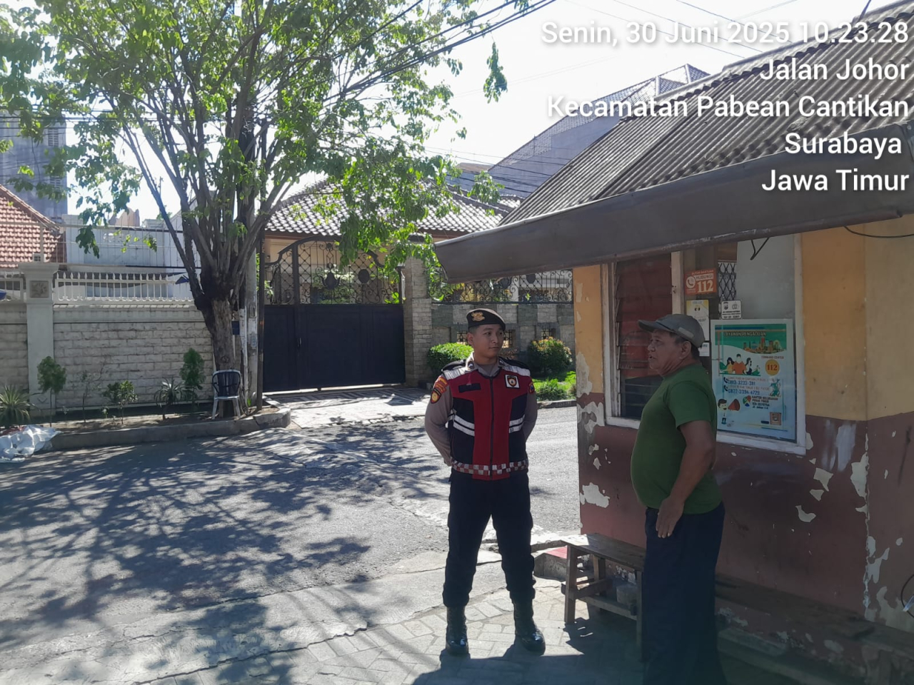 Unit Patroli Kota Presisi Laksanakan Pemantauan dan Dialogis di Jalan Johor