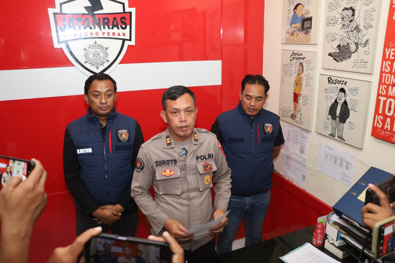 Polres Pelabuhan Tanjung Perak Tangkap DPO Pelaku Curanmor Yang Beraksi di 20 TKP.