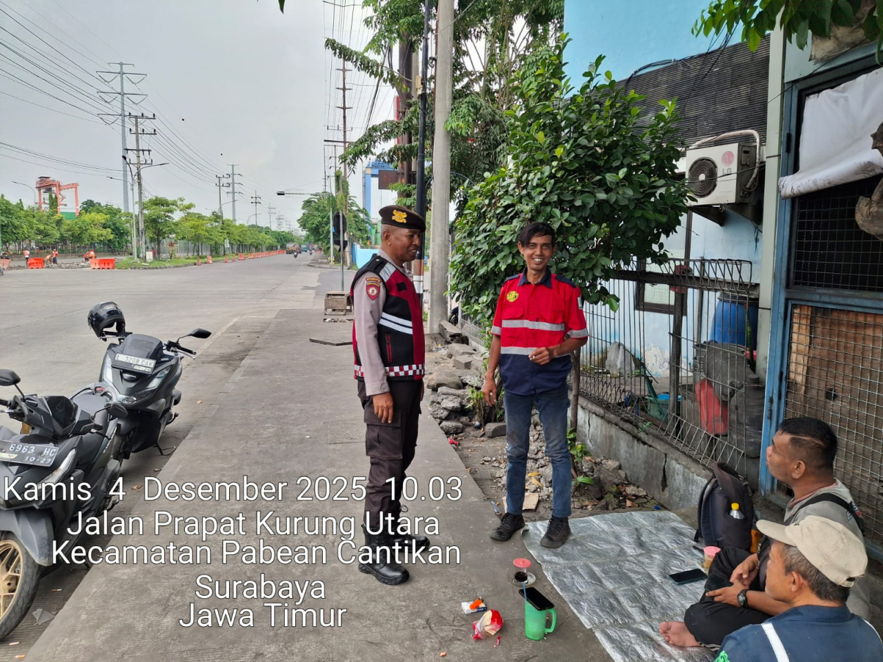 Patroli Dialogis Sat Samapta di Prapat Kurung Utara untuk Perkuat Keamanan Masyarakat Pelabuhan