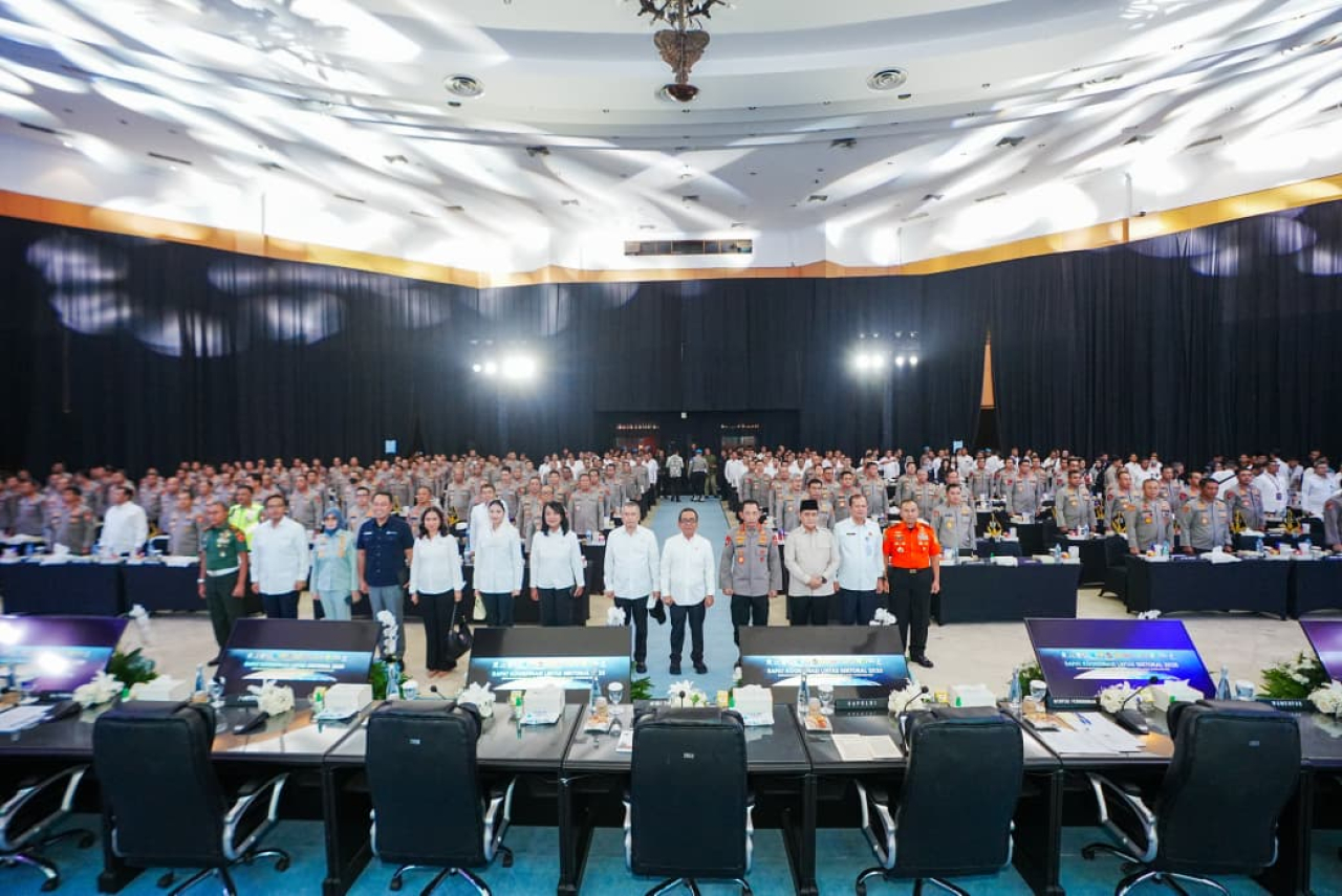 Kapolri Hadiri Rakor Lintas Sektoral, Sinergisitas Stakeholder Kunci Pelayanan Nataru