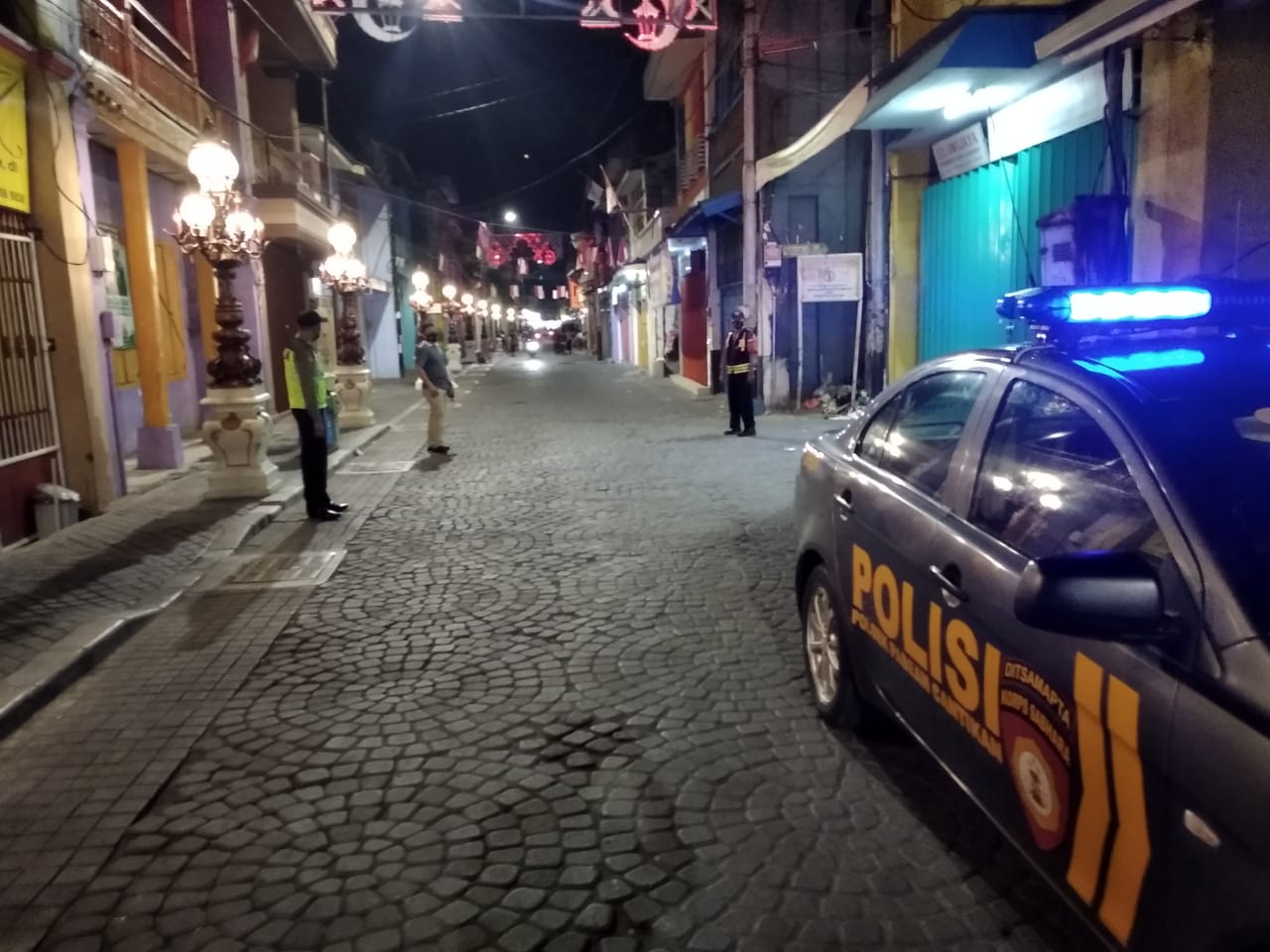 Polsek Pabean Cantikan Tekan Kriminalitas Jalan Lewat Patroli Malam