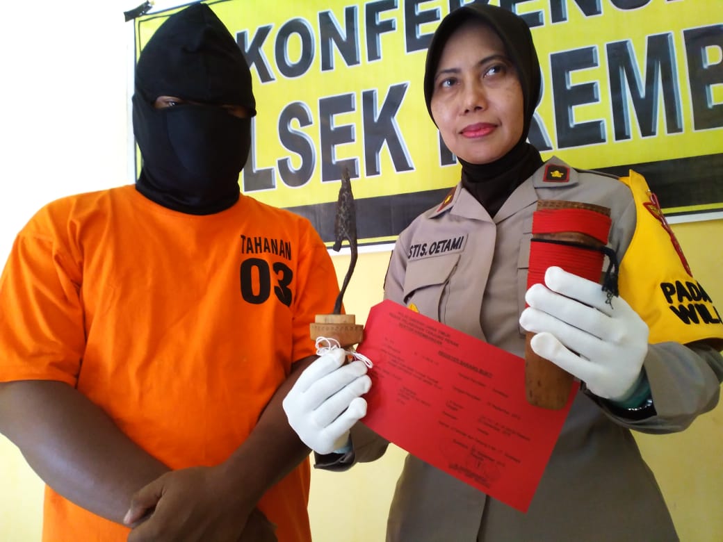 Bergaya Sok Jagoan, Warga Tambak Asri Tanjung Dibekuk Polsek Krembangan