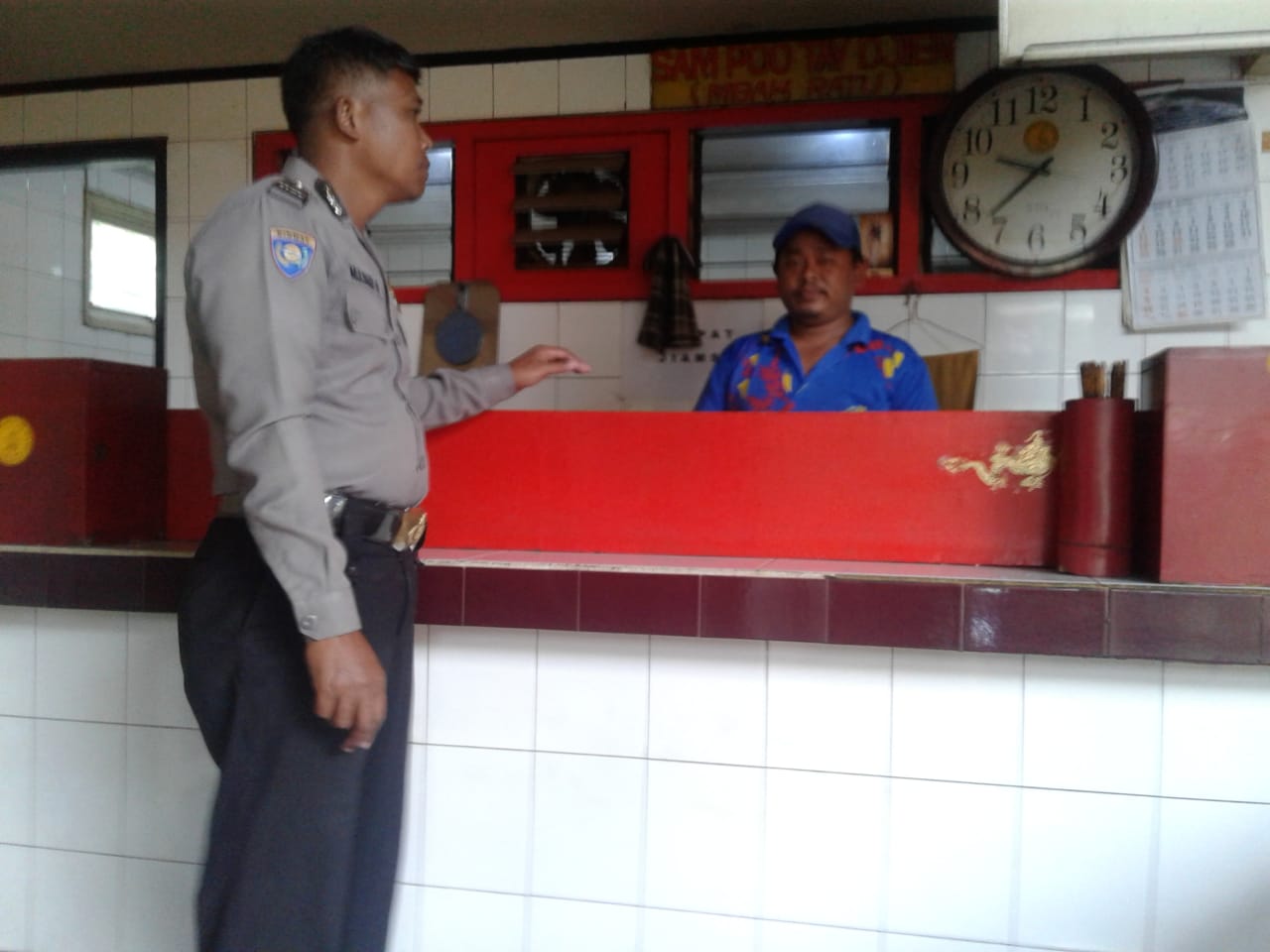 Babinkamtibmas Morokrembangan Sampaikan Pesan Waspada Curanmor