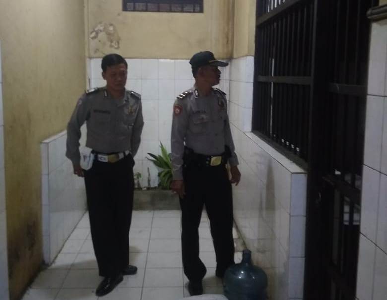 Pantau Kesehatan Tahanan, Polsek Kenjeran Lakukan Pengecekan Rutin