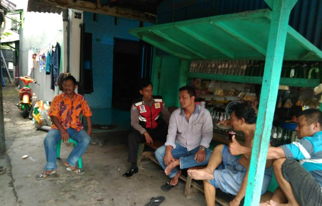 Polsek Kenjeran Terus Mengajak Masyarakat Gunakan Hak Pilih