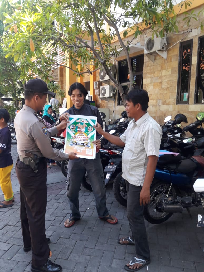 Sosialisasi Lomba Jalan Sehat Kepada Warga Tanah Merah Utara