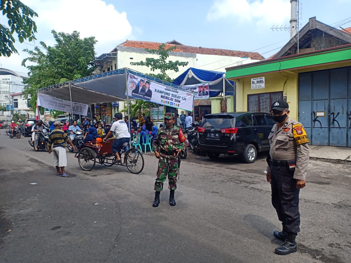 Babinkamtibmas Sidotopo Amankan Kegiatan Kampanye Dialogis di Jalan Kunti
