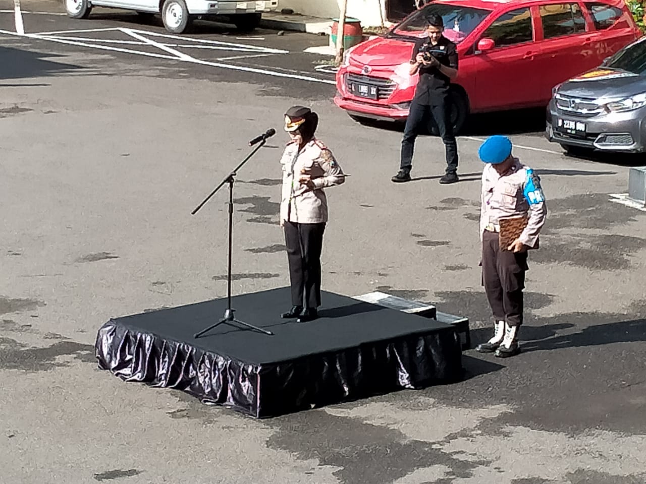 Kapolres Tanjung Perak Pimpin Pelaksanaan Upacara Hari Kesadaran Nasional