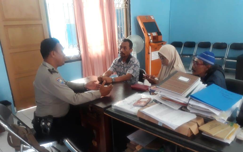 Jaga Keamanan Wilayah, Polsek Krembangan Rajin Sampaikan Himbauan Kamtibmas