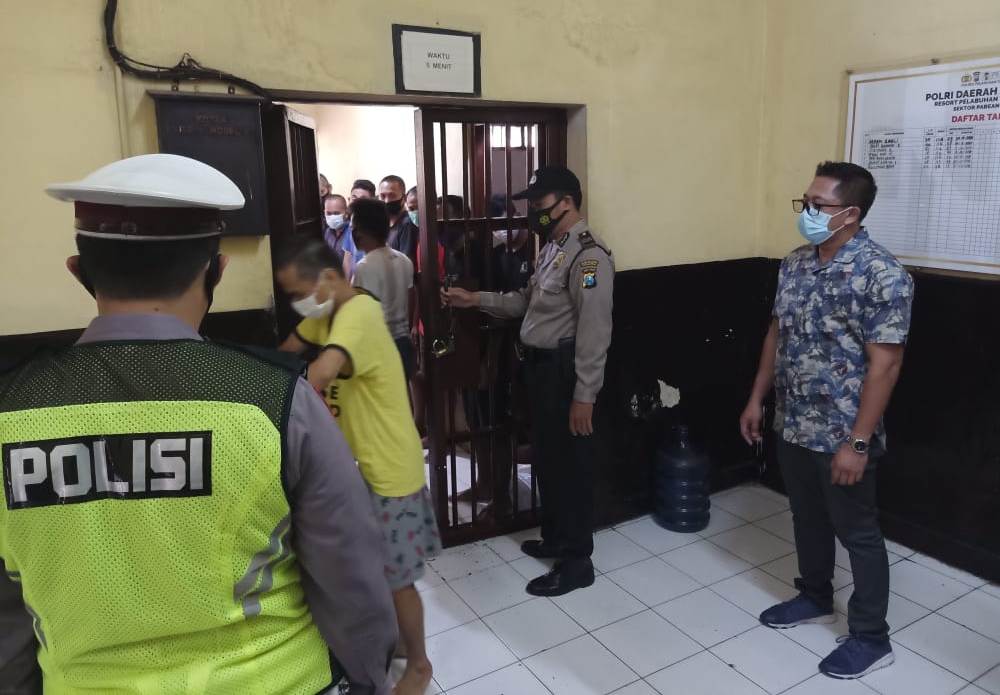 Polsek Pabean Cantikan Lakukan Cek Rutin, Cegah Tahanan Melarikan Diri
