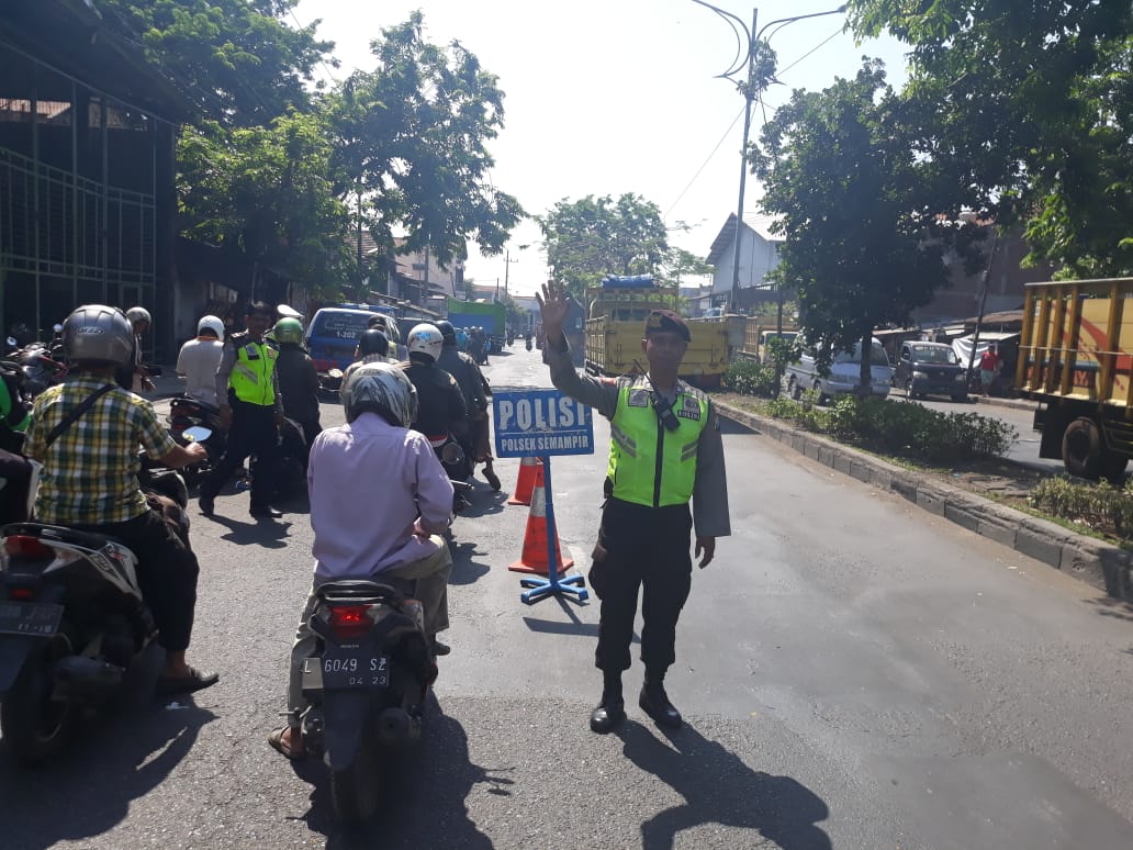 Gelar Operasi Cipkon, Polsek Semampir Tindak Tilang 7 Pengendara Nakal