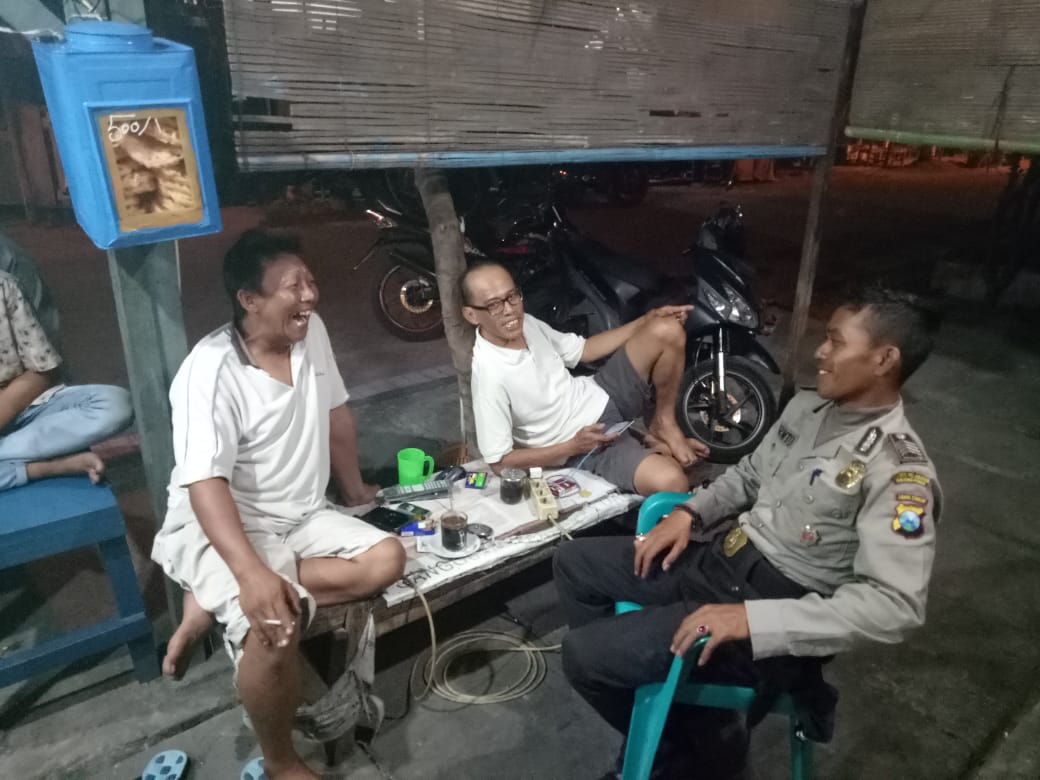 Babinkamtibmas Dupak, Titip Pesan Waspada Hoax & Kriminalitas 3 C