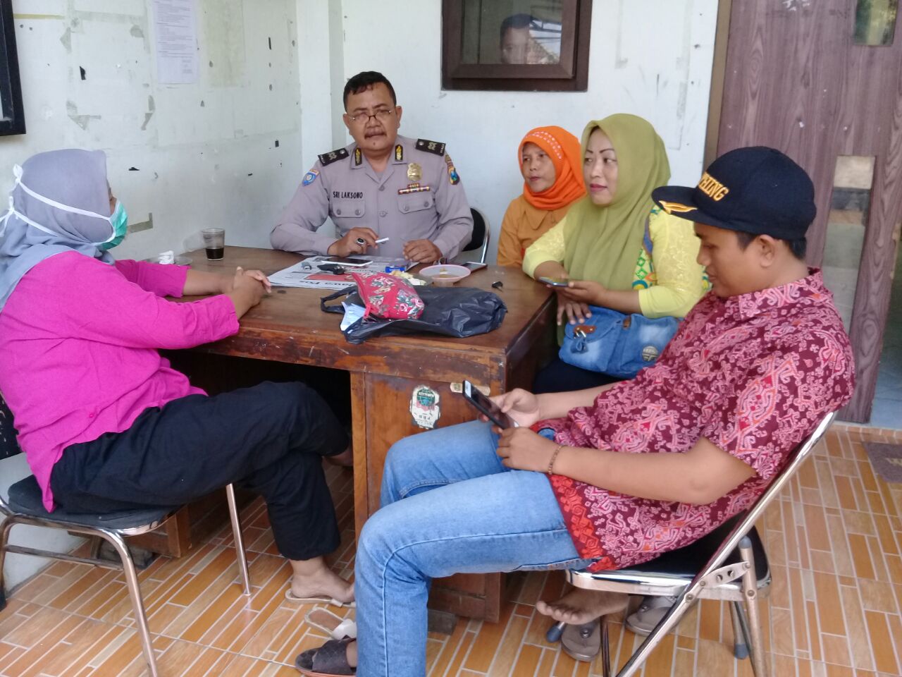 Babinkamtibmas Pegirian Koordinasikan Pelaksanaan Pemantauan Jentik Nyamuk