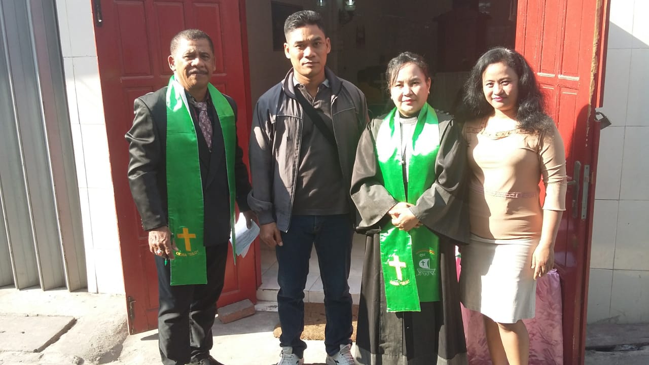 Ibadah Minggu Gereja Jemaat Silo Diamankan Polsek Pabean Cantikan