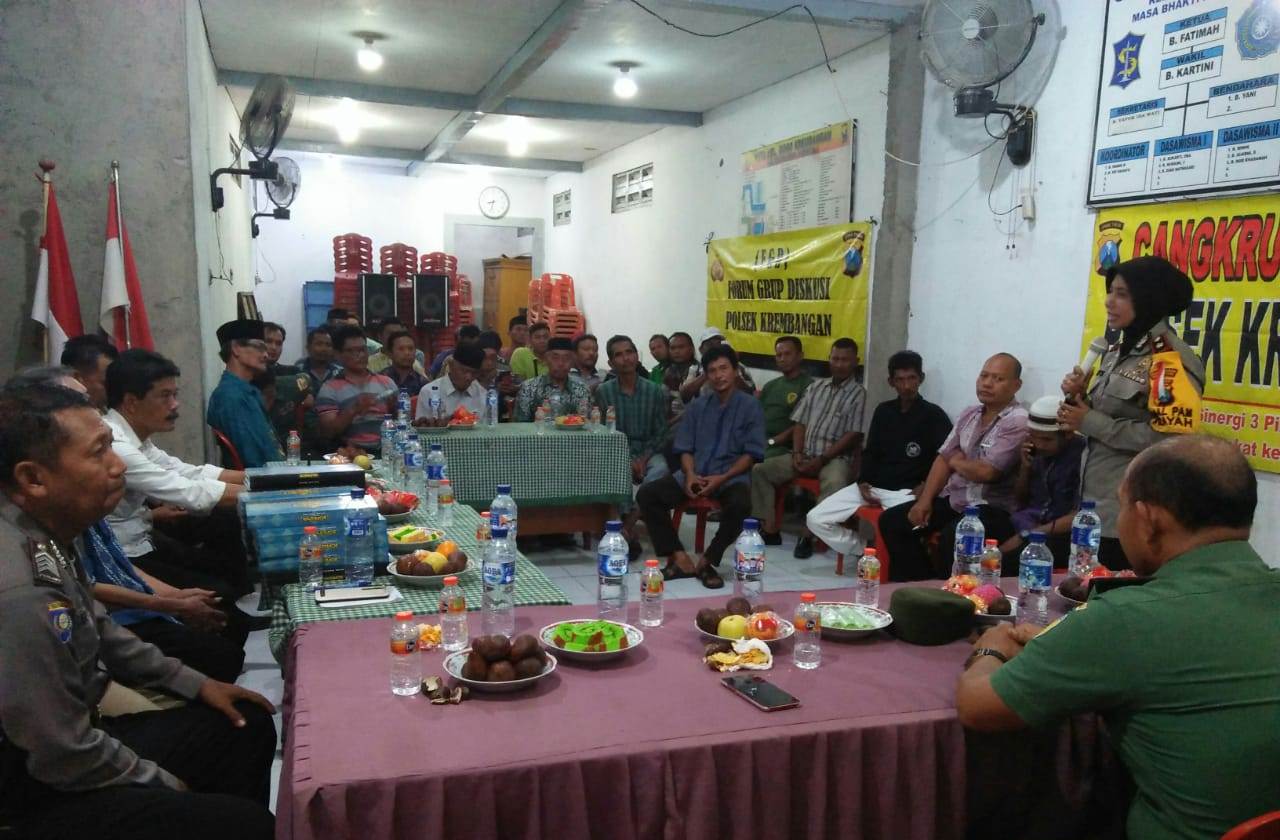 Kapolsek Krembangan Ajak Masyarakat Waspadai Hoax