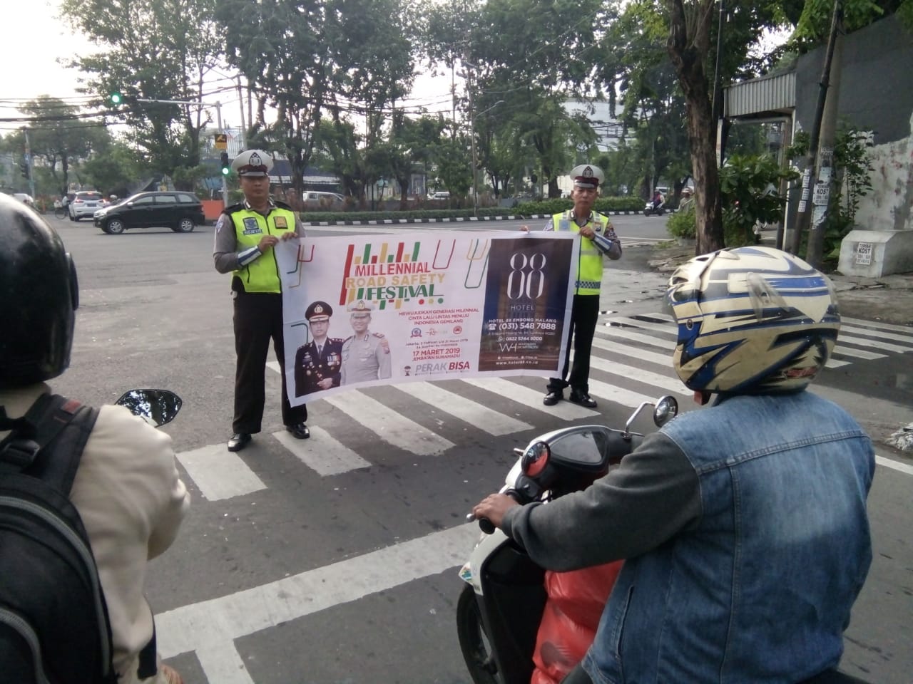 Polsek Pabean Cantikan Lakukan Pengaturan Pagi di Titik-titik Rawan Macet