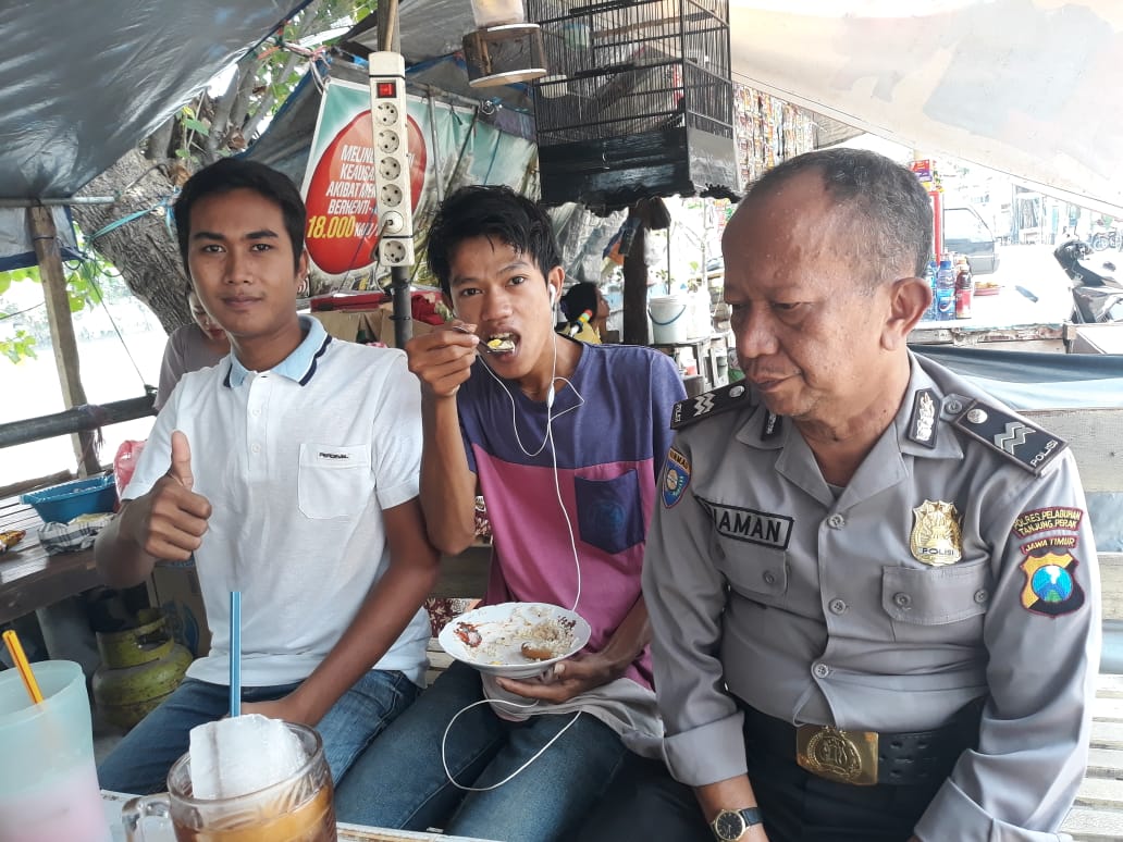 Tekan Kriminalitas 3 C, Polsek Pabean Cantikan Terus Sampaikan Himbauan Kamtibmas