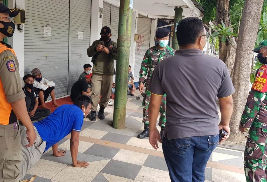 Gelar Razia Masker Mobile, Polsek Pabean Cantikan Tekan Penyebaran Covid-19