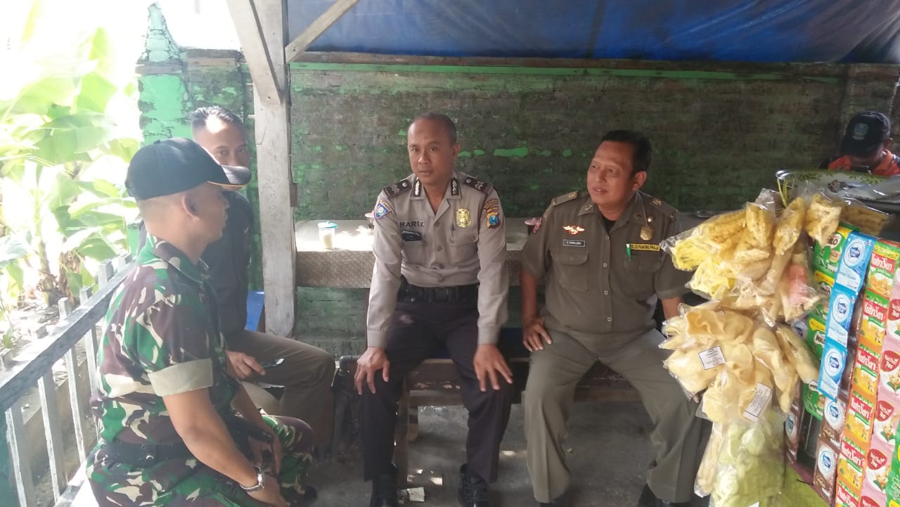 Babinkamtibmas Wonokusumo Ikut Koordinasi Penertiban Bangunan Liar