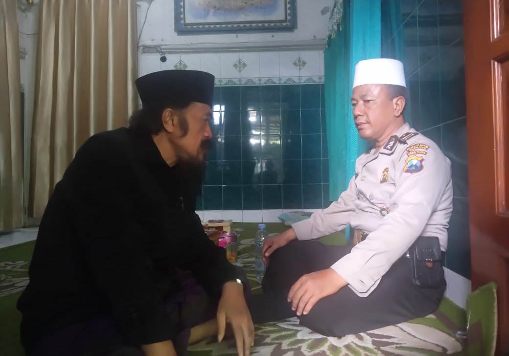 Panit Binmas Polsek Semampir Sampaikan Pesan Jaga Kerukunan Antar Umat Beragama