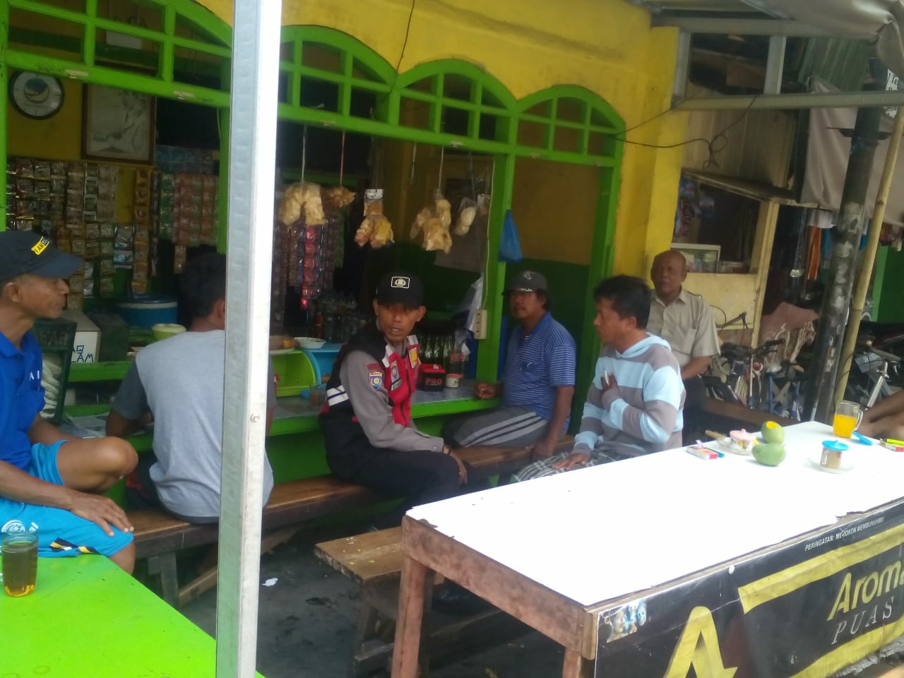 Babinkamtibmas Dupak Titip Pesan Waspada Kebakaran