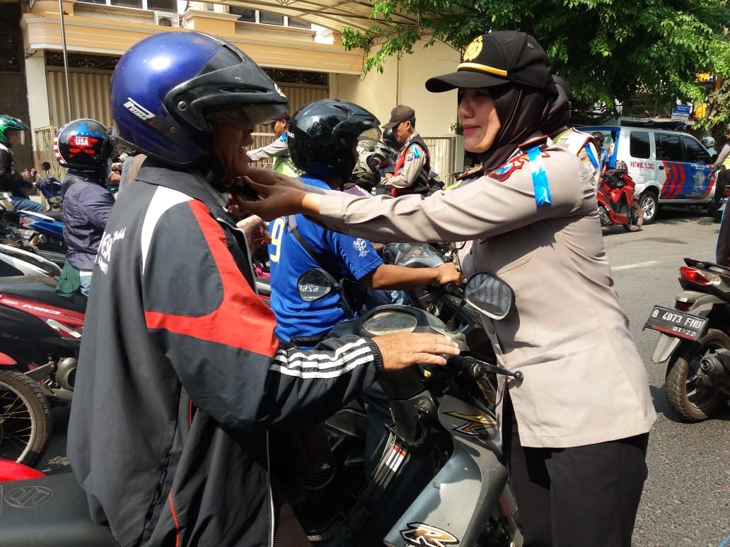 Kapolsek Pabean Cantikan Pimpin Operasi Zebra, Jaring 165 Pelanggar