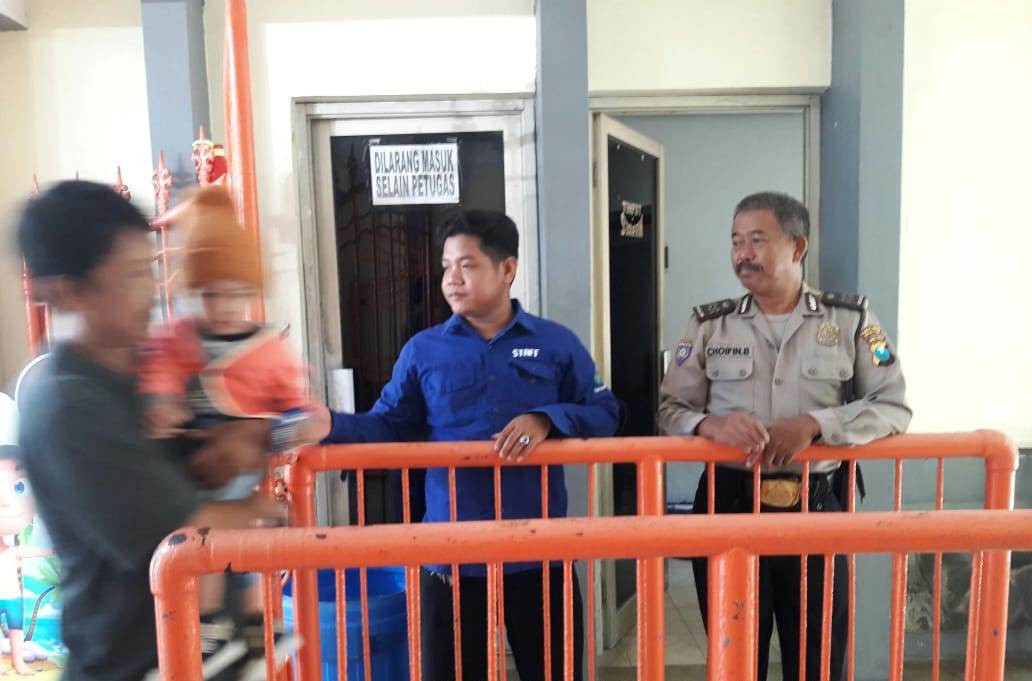 Polsek Kenjeran PAM THP Pantai Ria, Antisipasi Tindak Kriminalitas