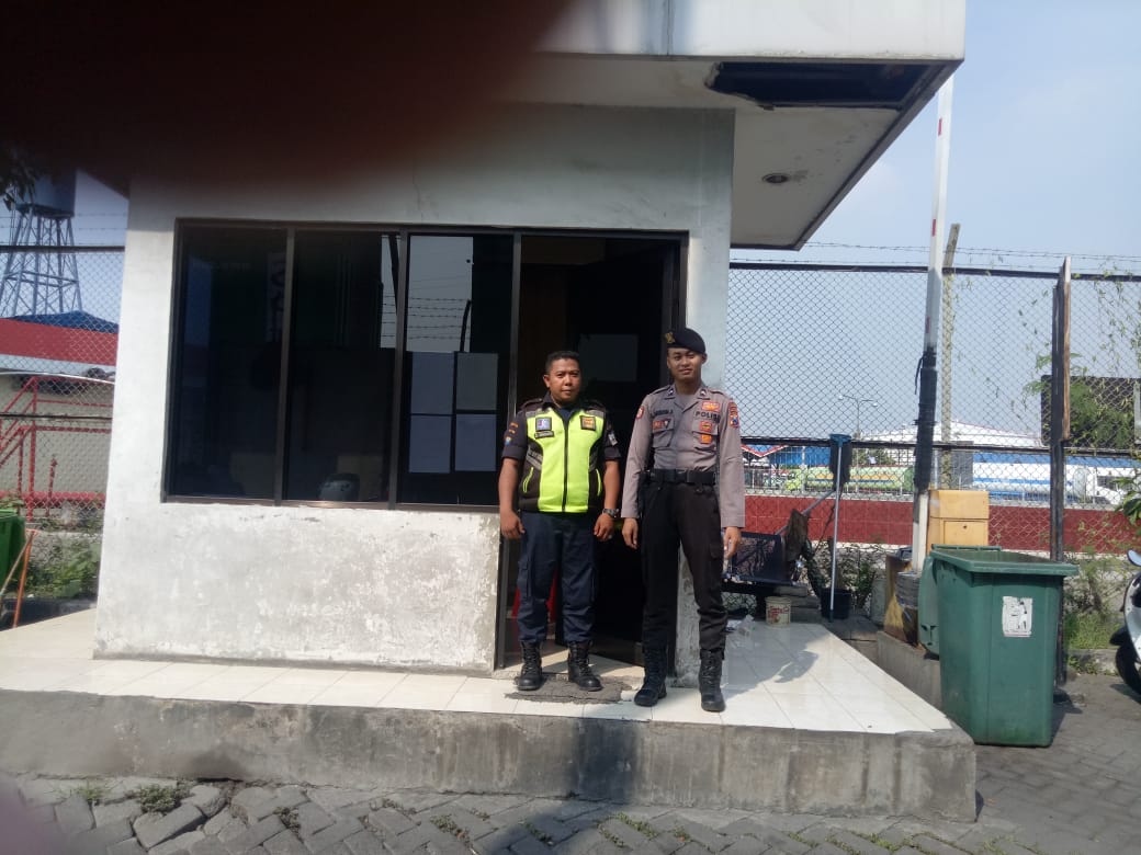 Satsabhara Polres Tanjung Perak Gelar Patroli Obyek Vital, Antisipasi Tindak Kriminalitas