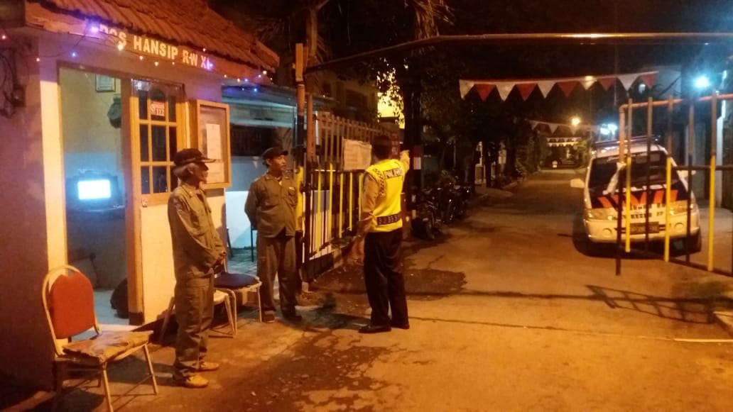 Cegah Tindak Kriminalitas, Polsek Kenjeran Rutin Patroli Pemukiman