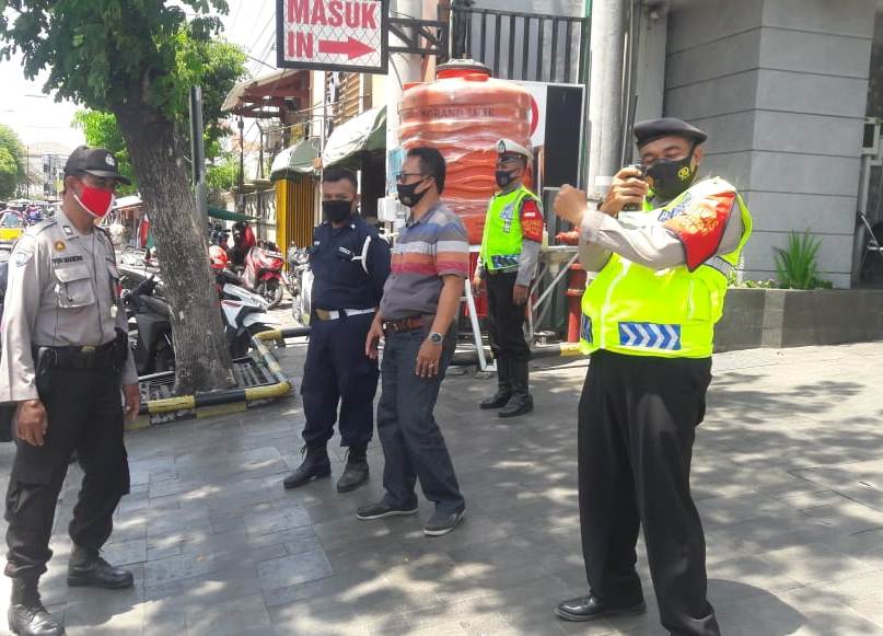 Polsek Pabean Cantikan Lakukan Patroli di Rumah Sakit Al Irsyad, Antisipasi Kerawanan