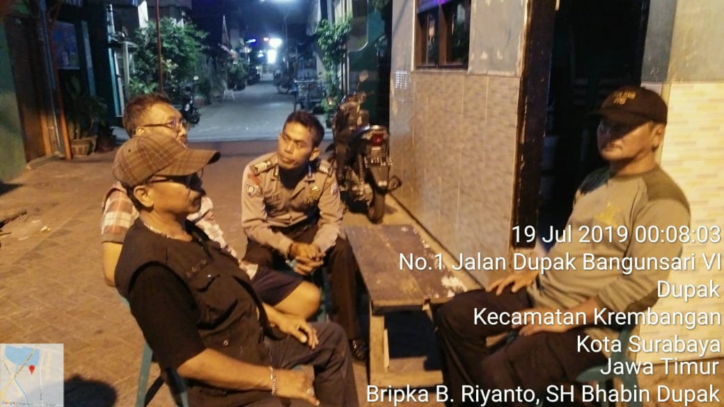 Cegah 3C, Babinkamtibmas Dupak Titip Pesan Waspada Orang Tak Dikenal