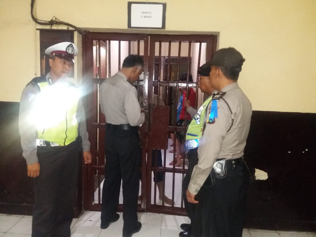 Pantau Kesehatan Tahanan Polsek Pabean Rutin Lakukan Pengecekan