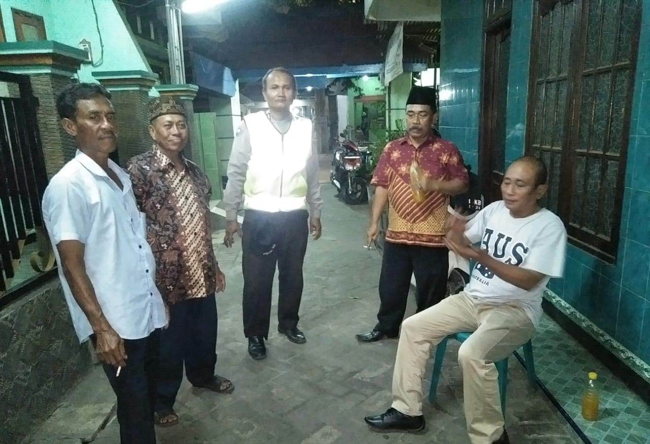 Babinkamtibmas Nyamplungan Titip Pesan Anti Paham Radikal