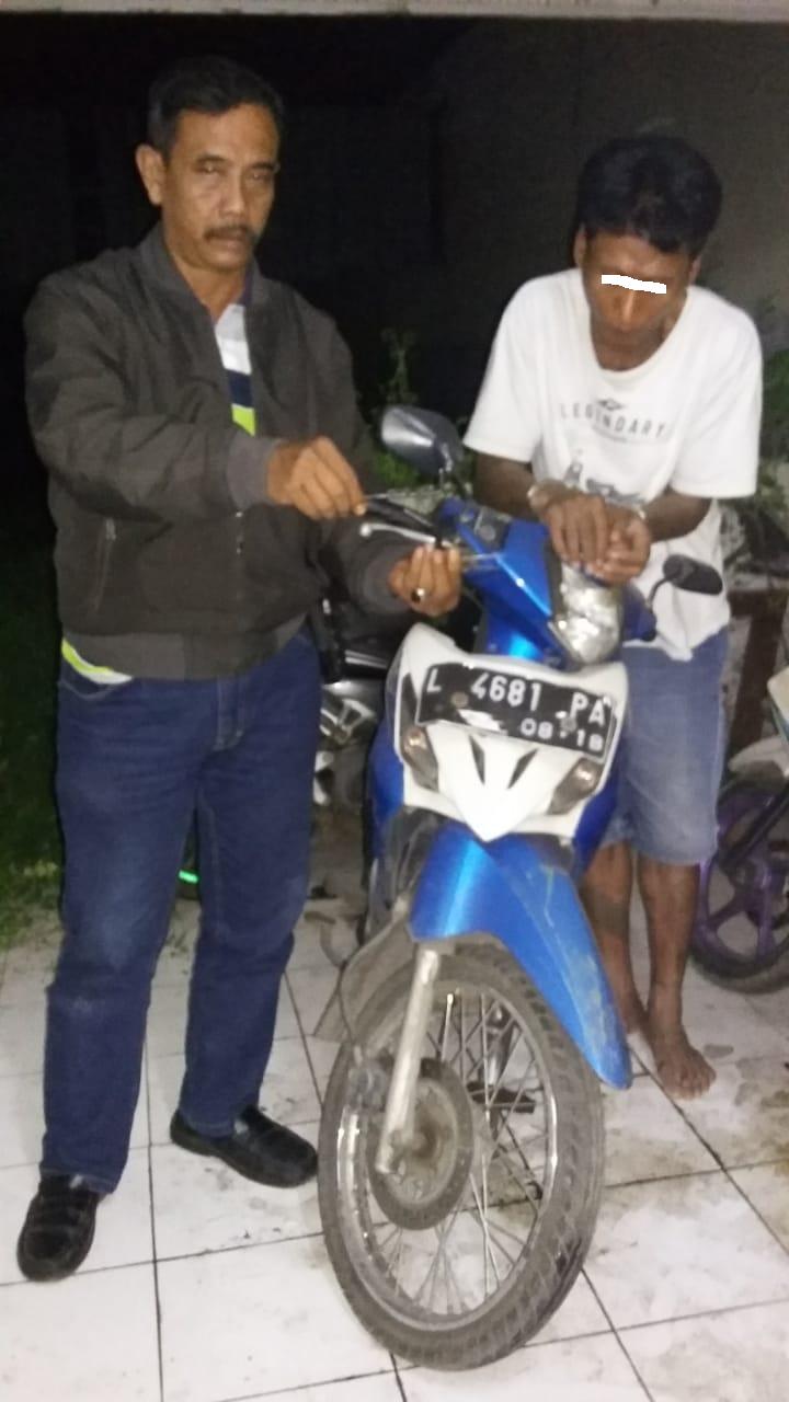 Polsek Kenjeran Tangkap Residivis Kasus Curanmor