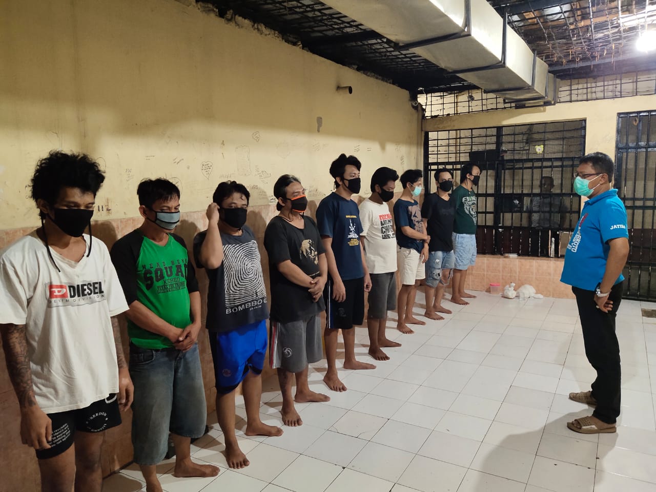 Cegah Tahanan Lari, Polsek Krembangan Lakukan Pengecekan Rutin