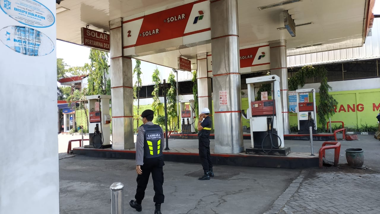 Cegah Kriminalitas & Teror, Satsabhara Polres Tanjung Perak Rutin Patroli Obyek Vital